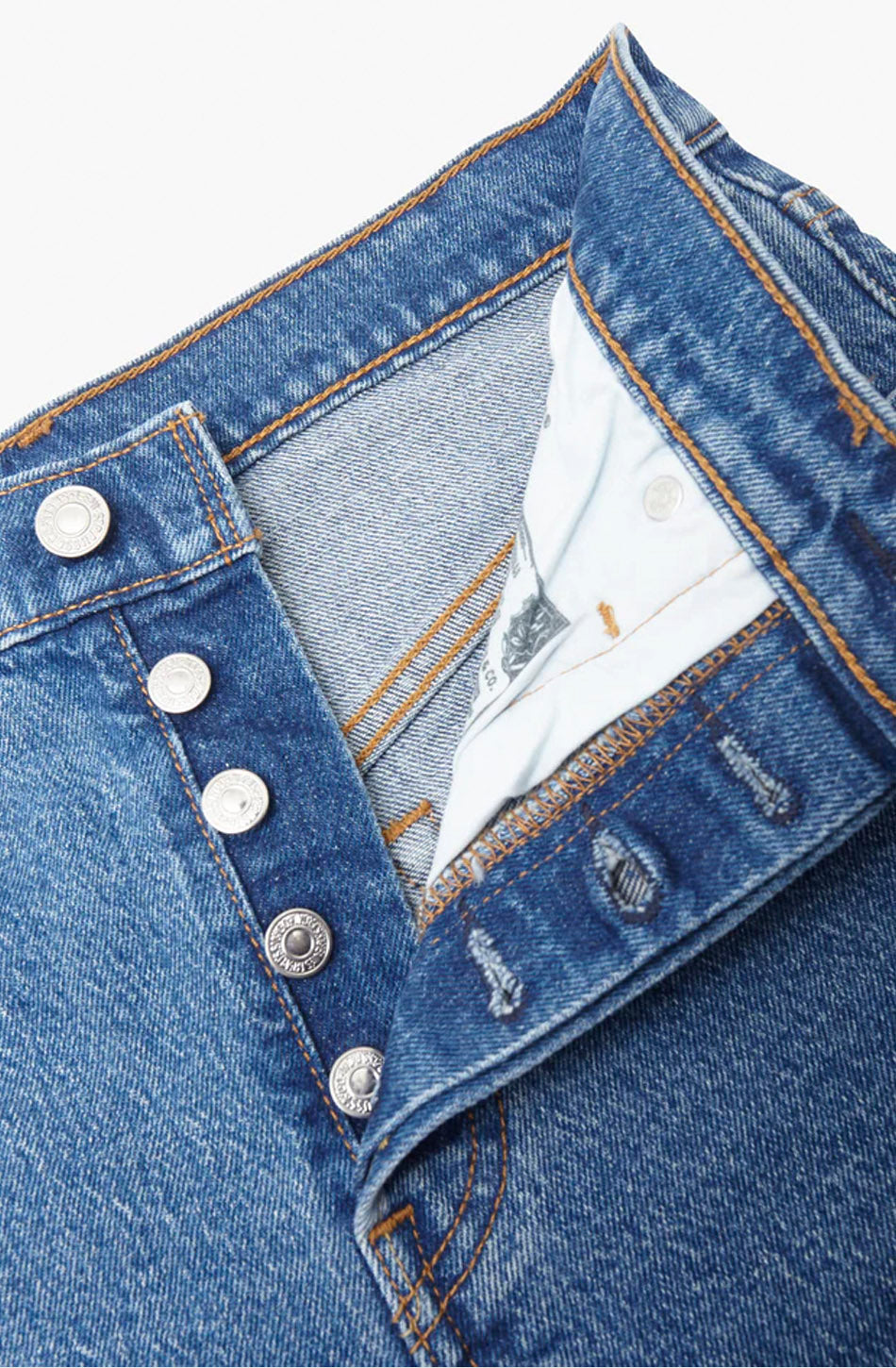 Levi's 501 High Rise Flat Broke Shorts