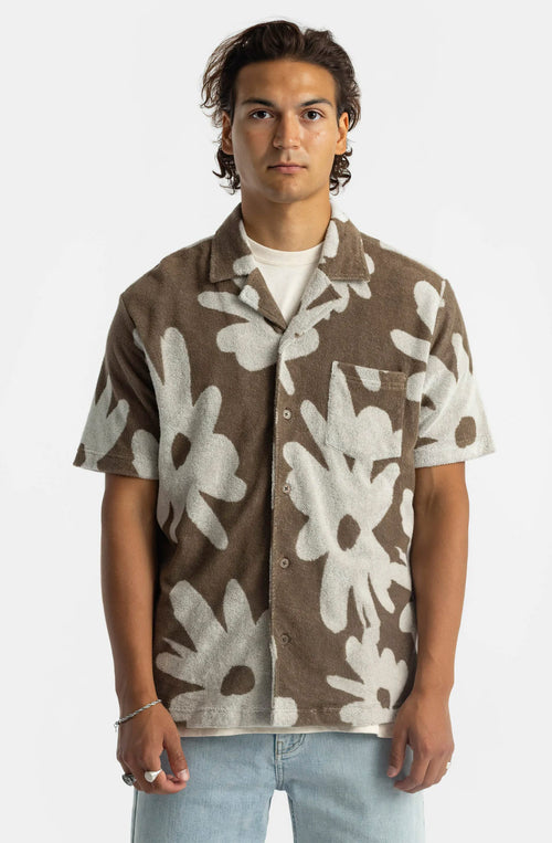 3919 SHIRT S/S BROWN