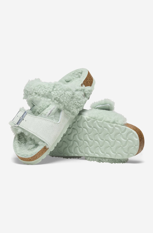 Sandales en cuir Birkenstock Split Teddy