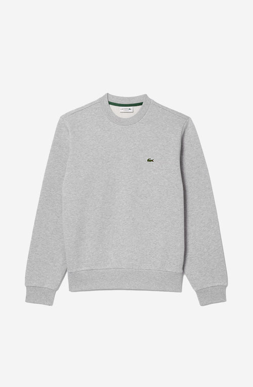 Lacoste – Silbernes Glanz-Sweatshirt