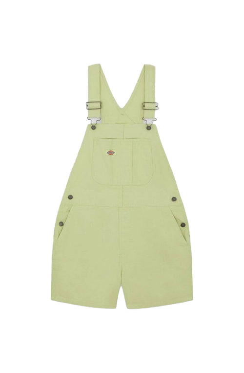 Short Dickies Duck Canvas Bib Pale Green