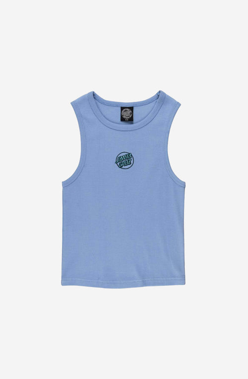 SCA-WVE-0609 TEILWEISE PUNKTE EMB TANK HYACINTH