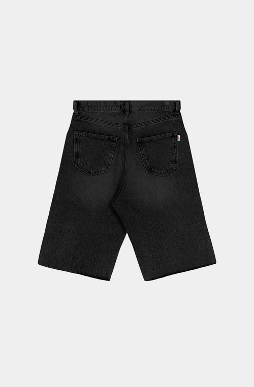 Bermuda Loose Baggy Denim Noir