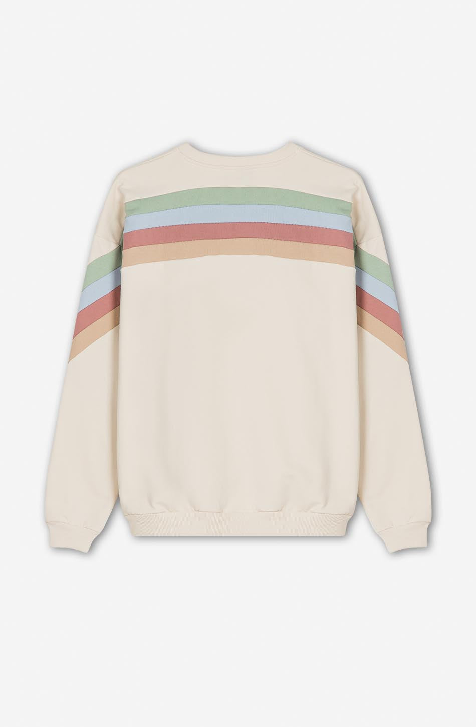 Sweatshirt Walker Bone/ Palid Green/ Baby Blue