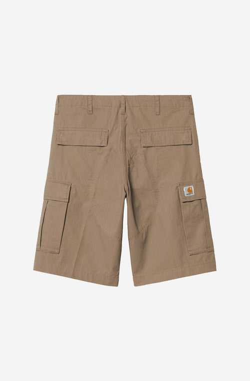 Charhartt WIP – Cargo-Bermudashorts „Columbia“ aus gespültem Leder