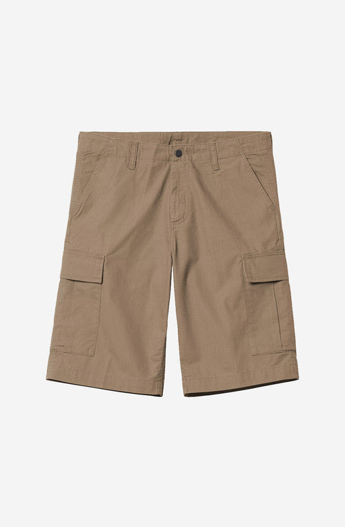 Charhartt WIP – Cargo-Bermudashorts „Columbia“ aus gespültem Leder