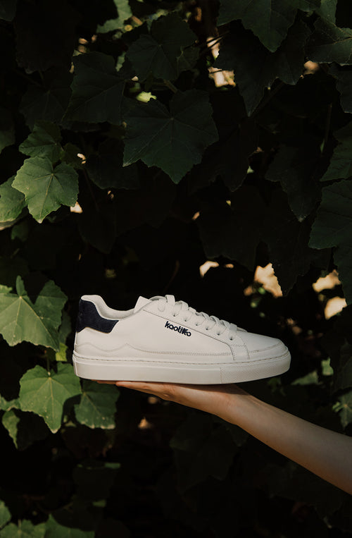 ACBC x Kaotiko Weiß / Blaue Turnschuhe
