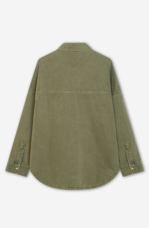 MEKNES WASHED ARMY OVERSHIRT
