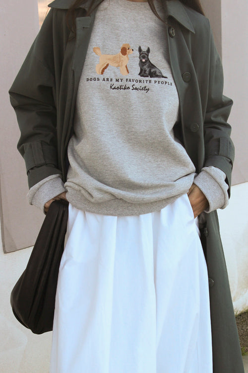 Puppies Elliott Grey Sweatshirt