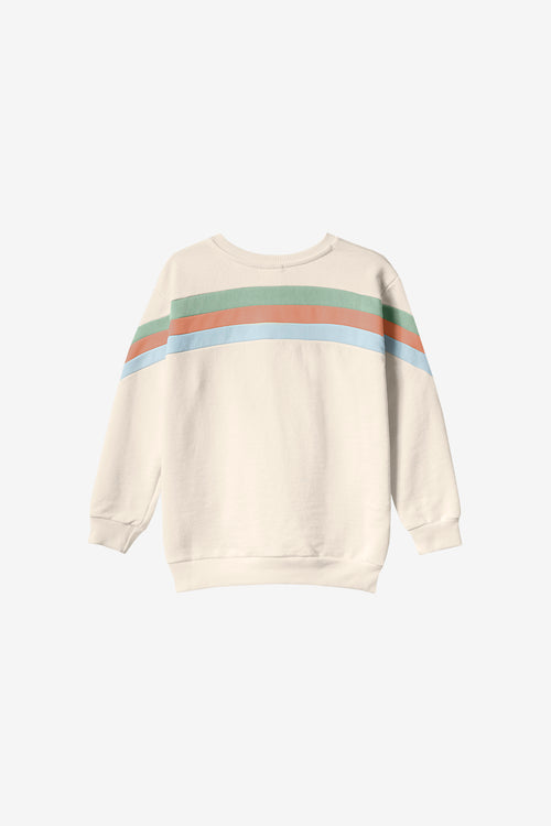 Walker Weiß / Frisches Grün / Haut Sweatshirt