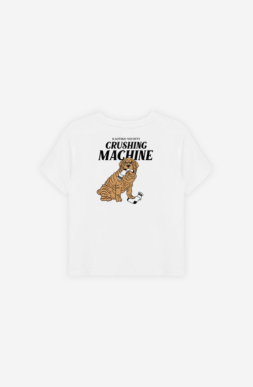Machine à broyer T-Shirt blanc