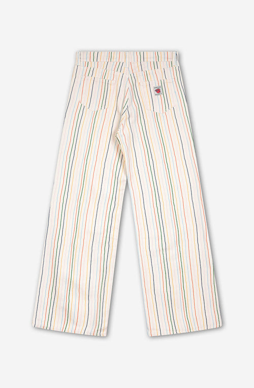 Pantalón Multi Strippes Apple Ivory
