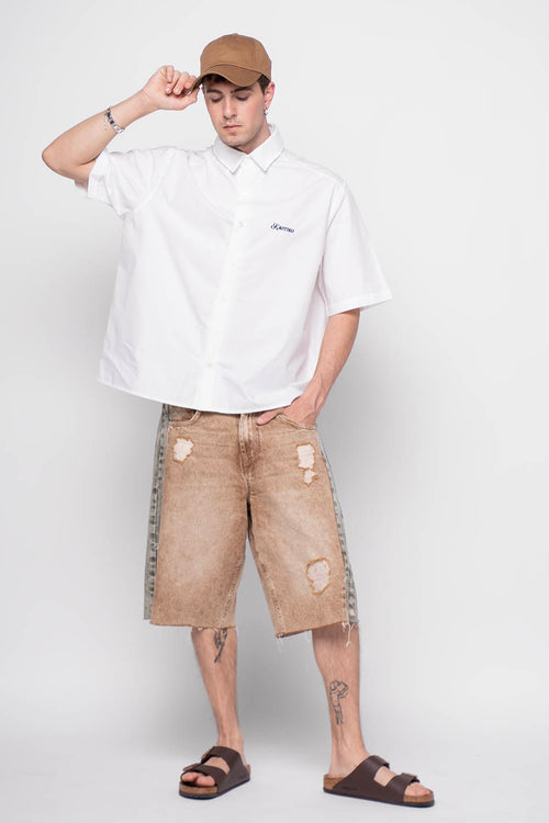 Weißes Big Sur-Hemd