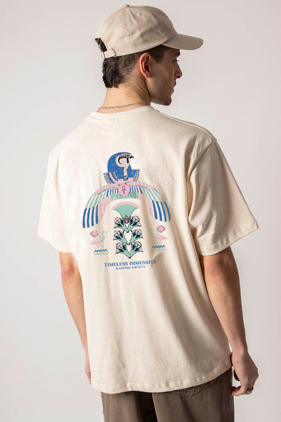 T-Shirt Timeless Immensity Tabacco aus Bio-Baumwolle
