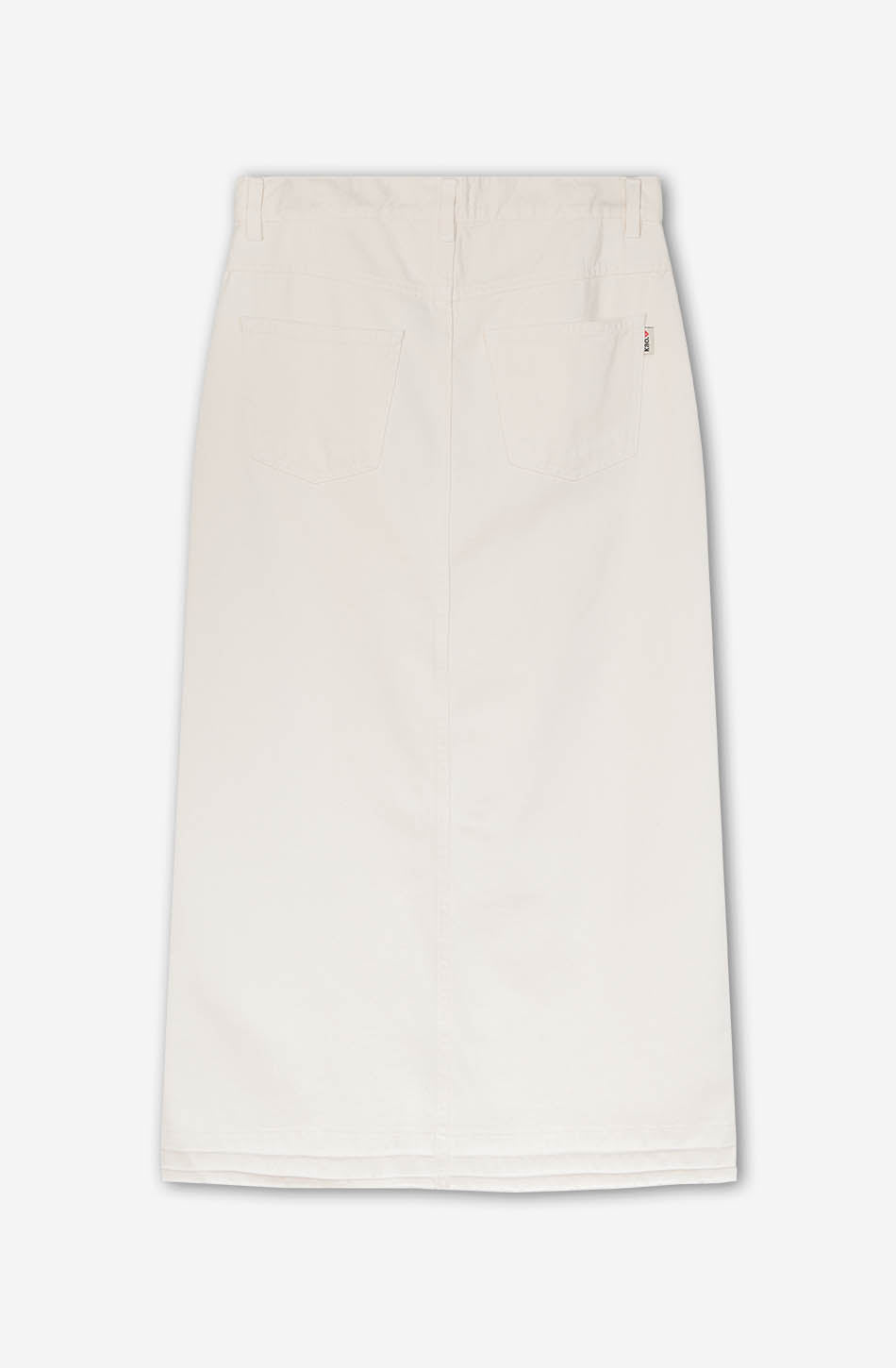 Long Denim Stone Skirt