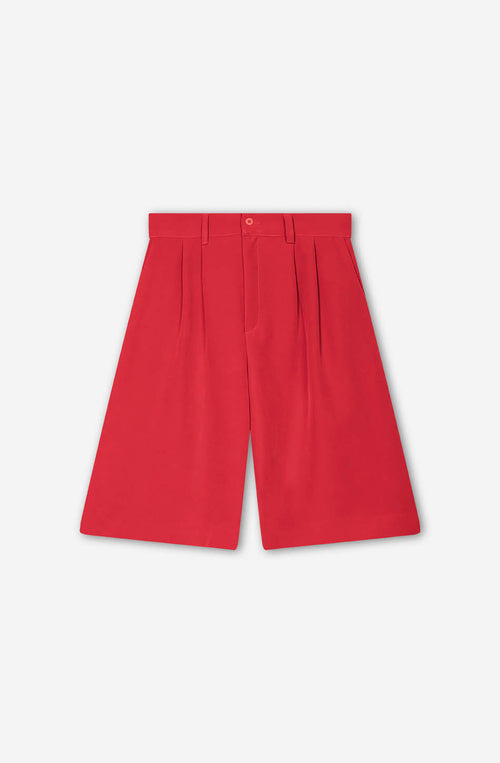 Bermuda Wide Leg Red Tweezers