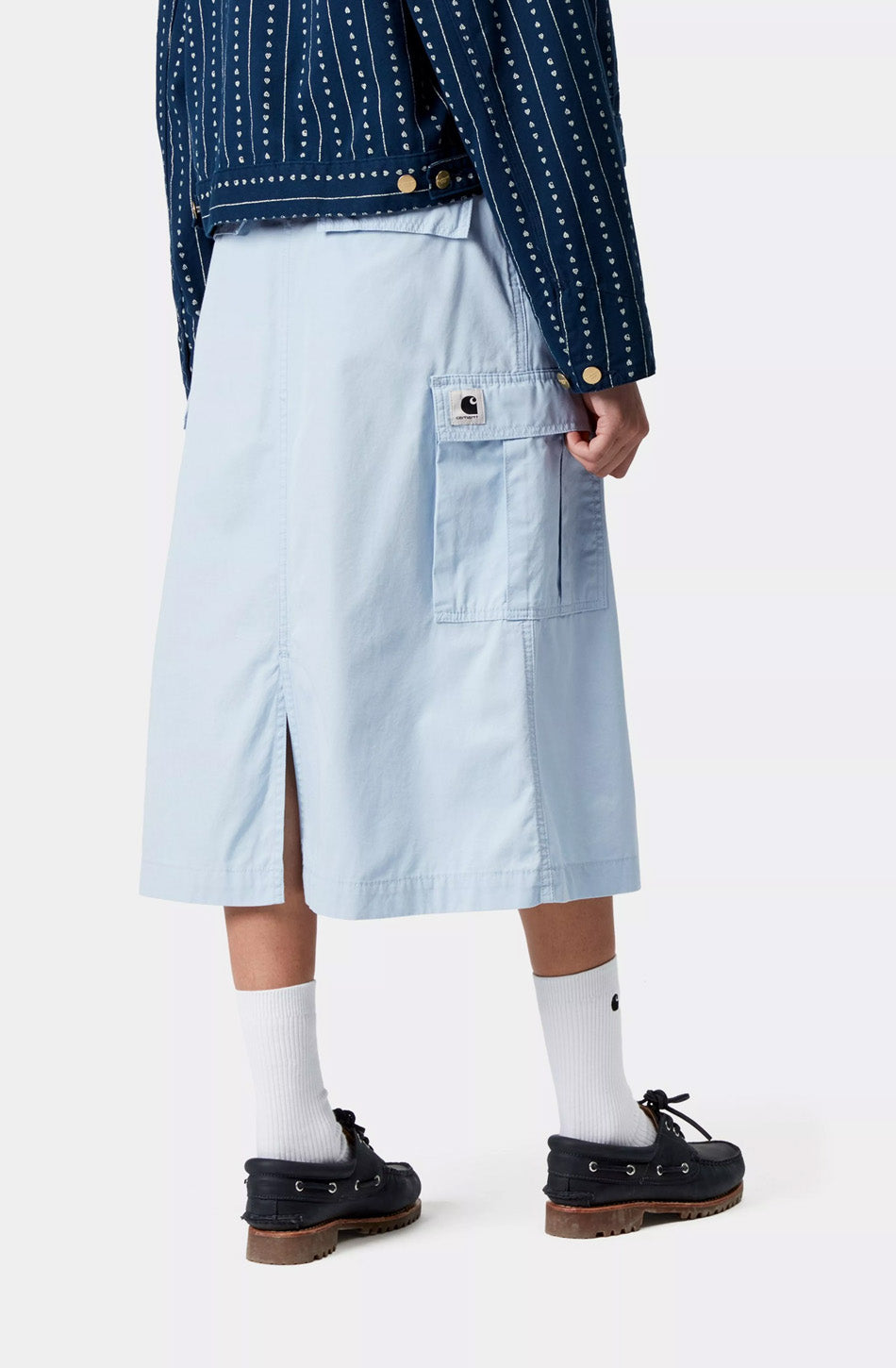 Jupe cargo Carhartt WIP Jet Air Sky Rinsed