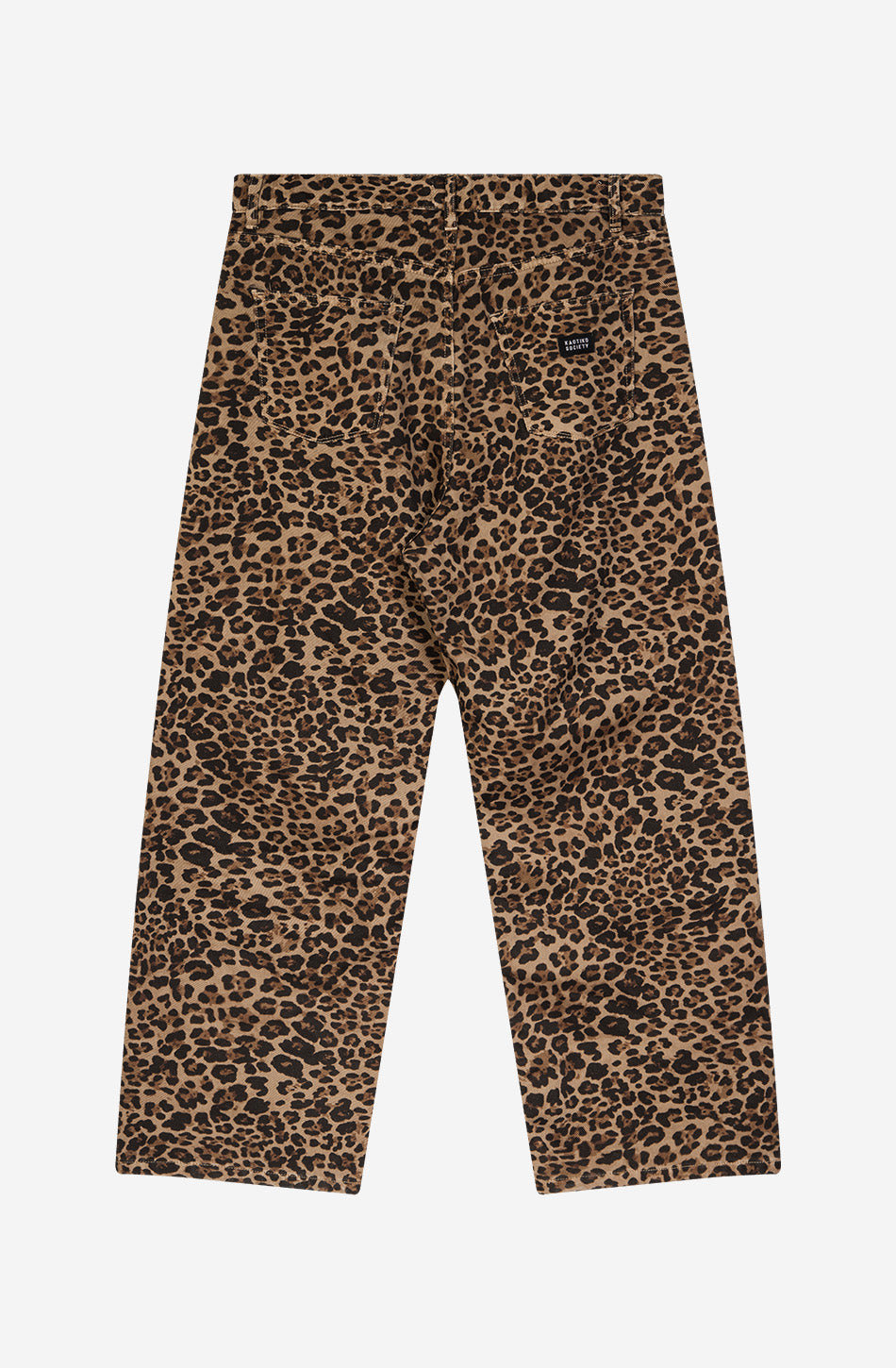 Lose Braune Leopardenhosen