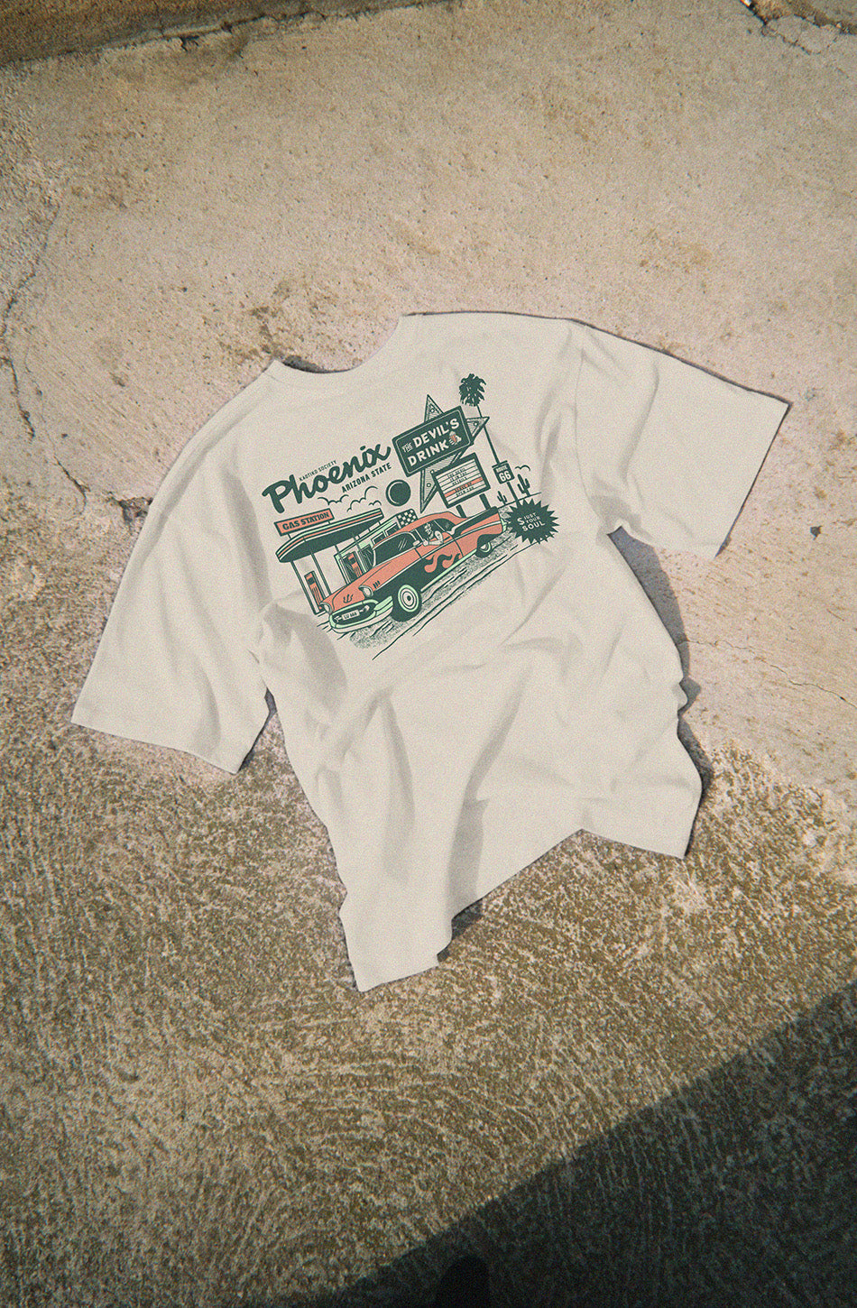 T-shirt en coton bio - Station-service