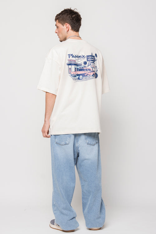 T-shirt en coton bio - Station-service