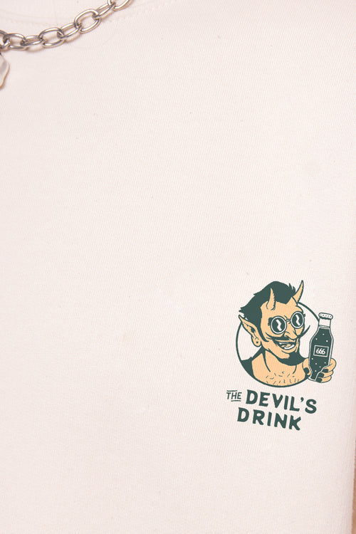 Gas Station Organic Cotton Ivory Sweatshirt