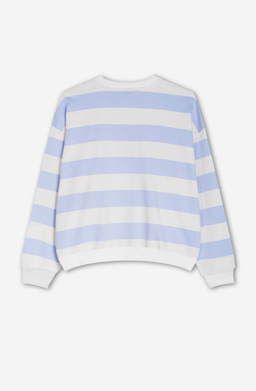 Sweatshirt bleu à rayures Flipper
