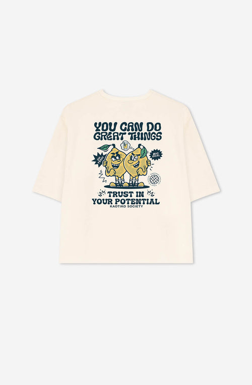 Camiseta Organic Cotton You Can Do Great Things