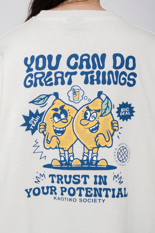 Camiseta Organic Cotton You Can Do Great Things
