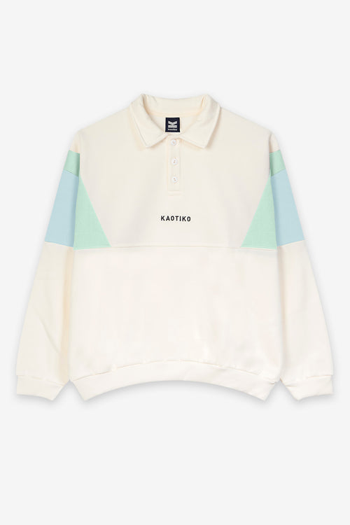 Polo Harry Ivoire / Vert