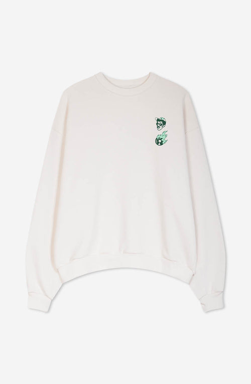 Sweatshirt aus Bio-Baumwolle mit DJ-Musik