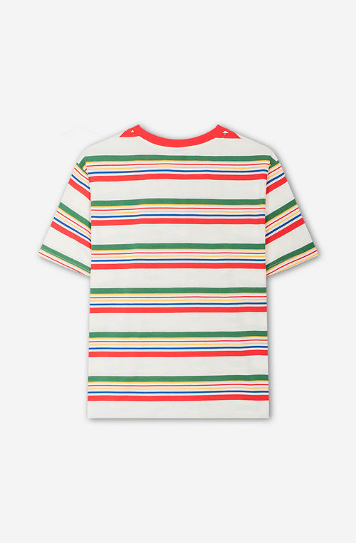 T-shirt à rayures en forme de pomme