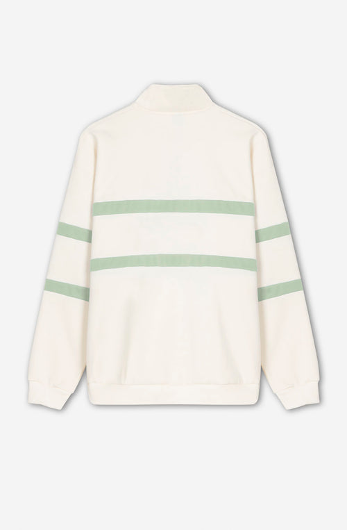 Sweatshirt Berwin Ivoire/ Vert frais