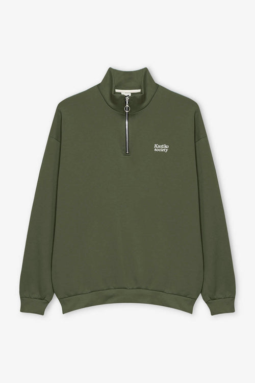 Half Zip Sweatshirt Kaotiko Society Army