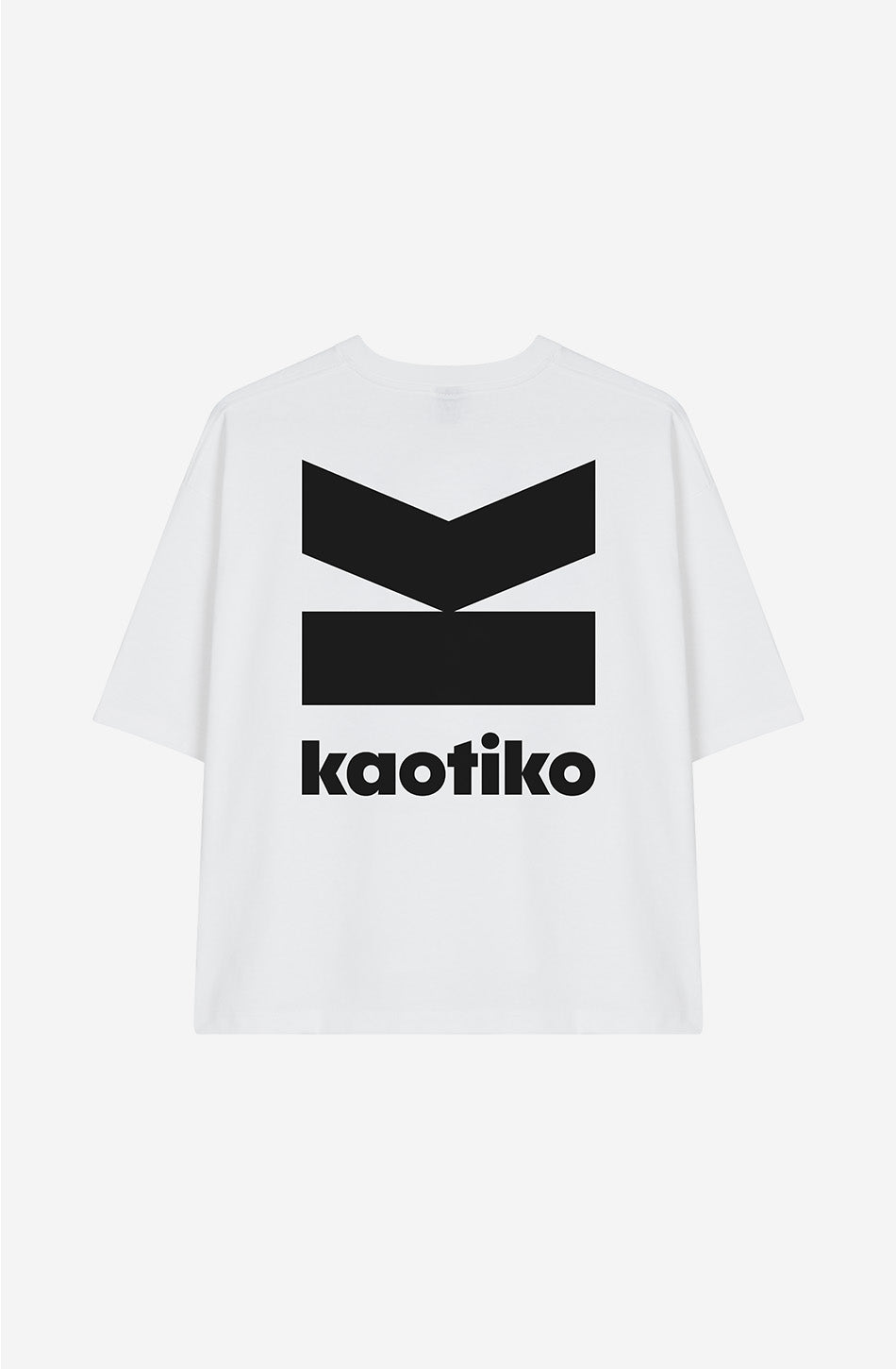 Weißes T-Shirt aus Bio-Baumwolle mit Branding