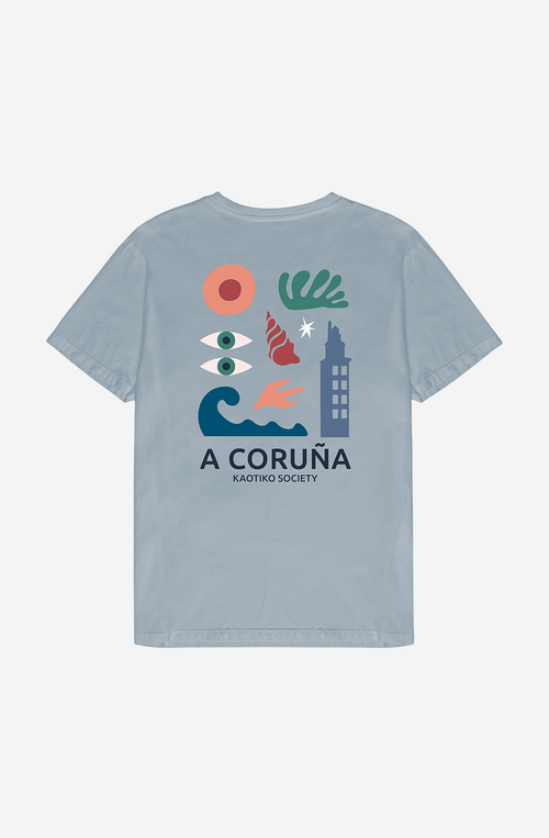 Washed A Coruña Steel T-shirt
