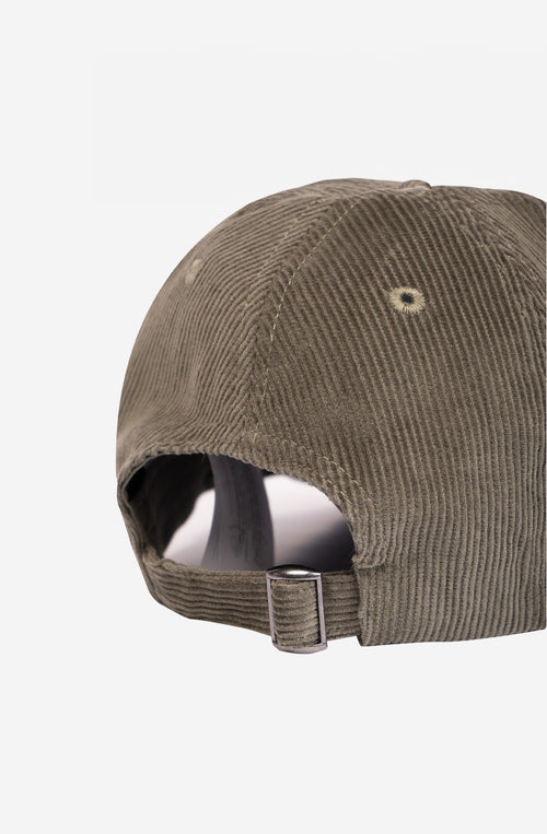 Corduroy Organic Dalmata Khaki Cap