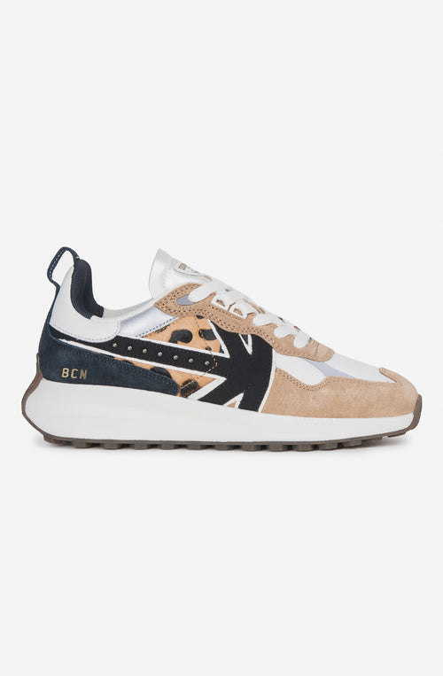 Kaotiko Detroit Glam Leopard Sneakers