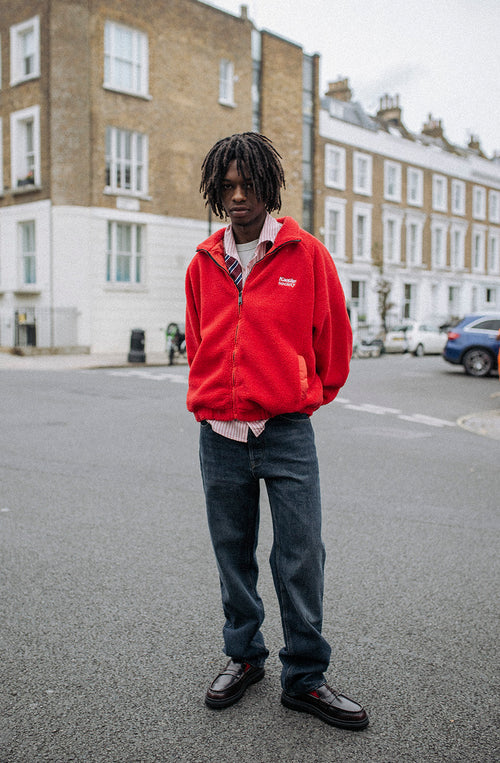 Veste polaire Life Is Tricky Red