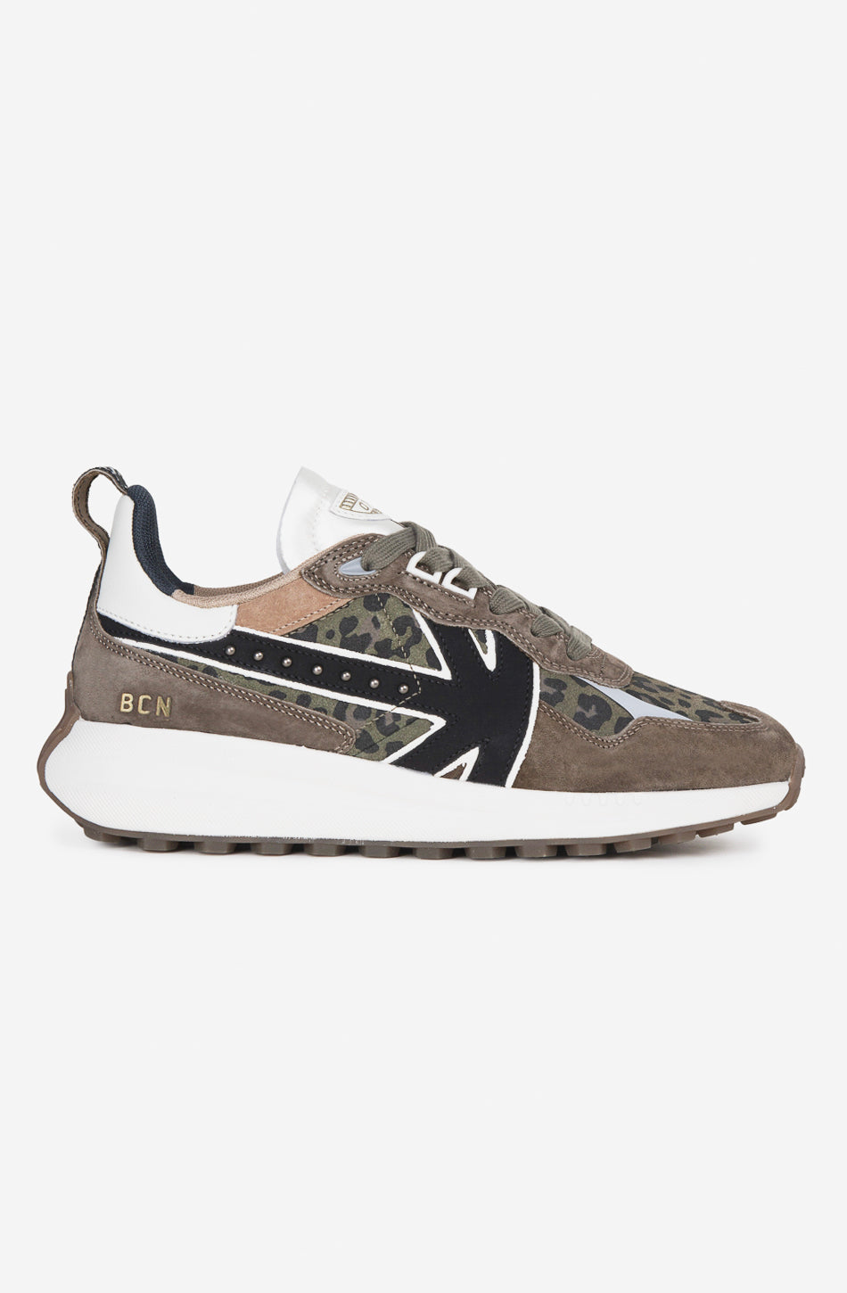 Kaotiko Detroit Glam Khaki Sneakers