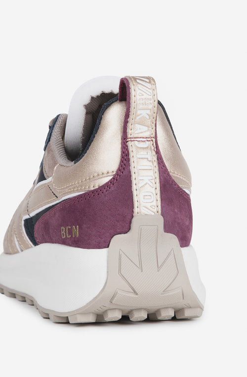 Zapatillas Kaotiko Detroit Glam Dark Mauve