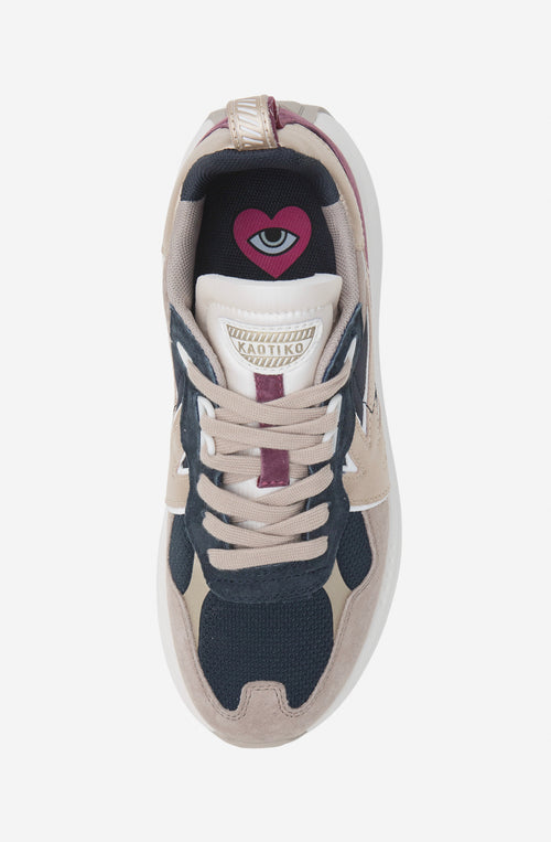 Zapatillas Kaotiko Detroit Glam Dark Mauve