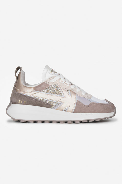 Kaotiko Detroit Glam Champagner-Sneaker