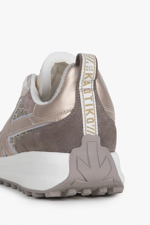 Kaotiko Detroit Glam Champagner-Sneaker