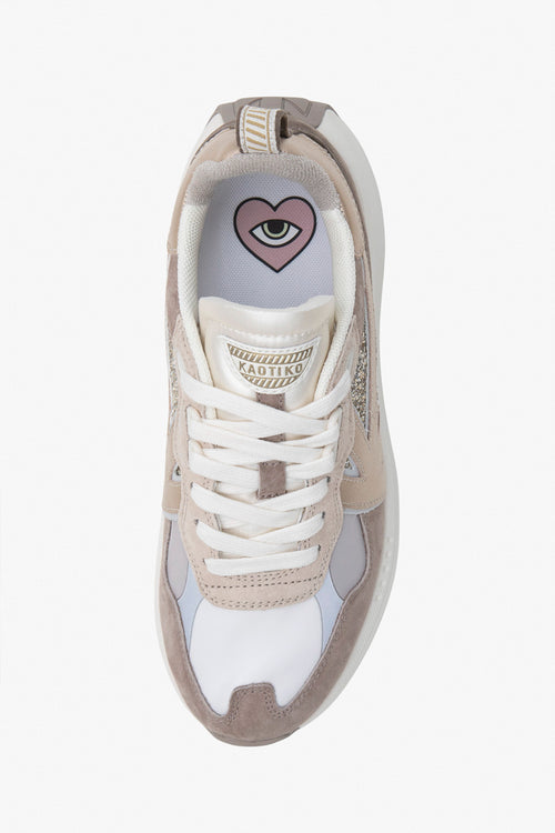 Kaotiko Detroit Glam Champagner-Sneaker