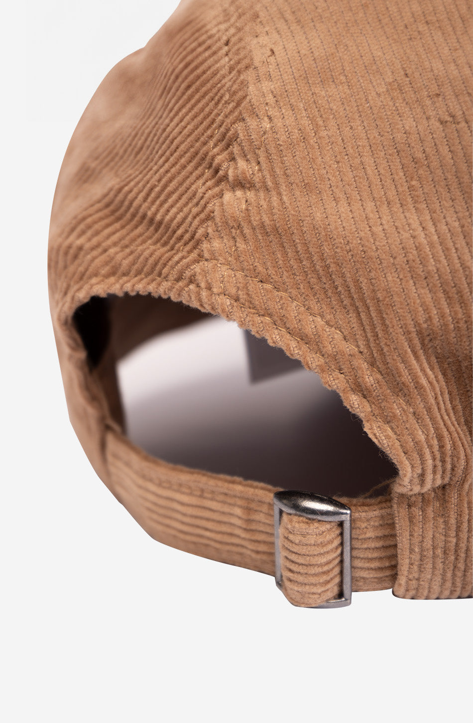 Corduroy Organic Poodle Dark Camel Cap