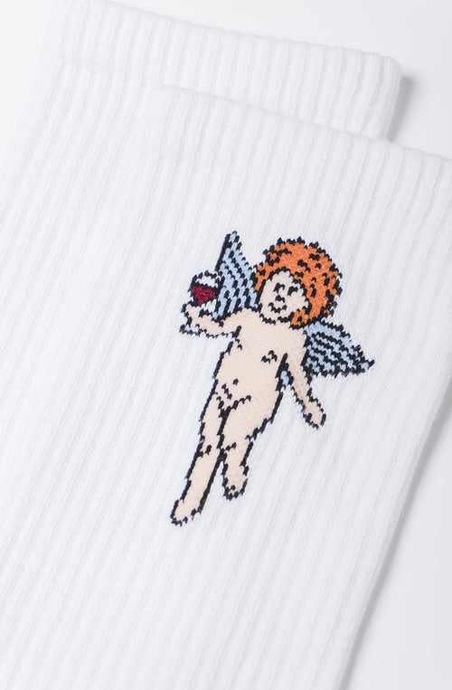 Weiße Socken mit Liebestrank