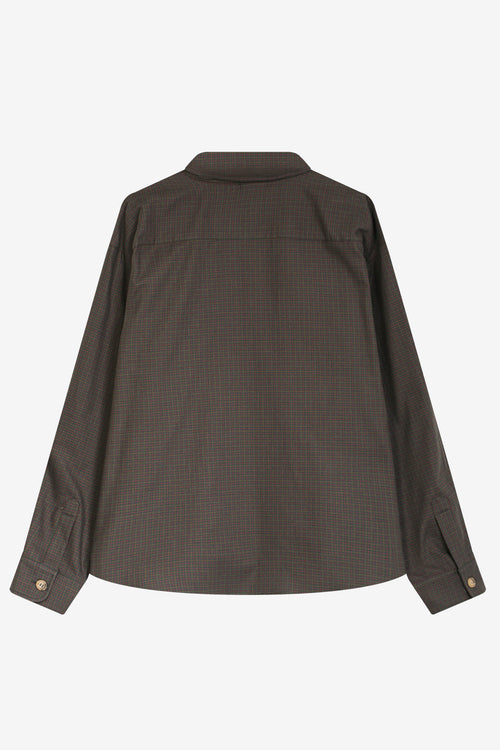 Cupid Love Potion Checked Brown Shirt