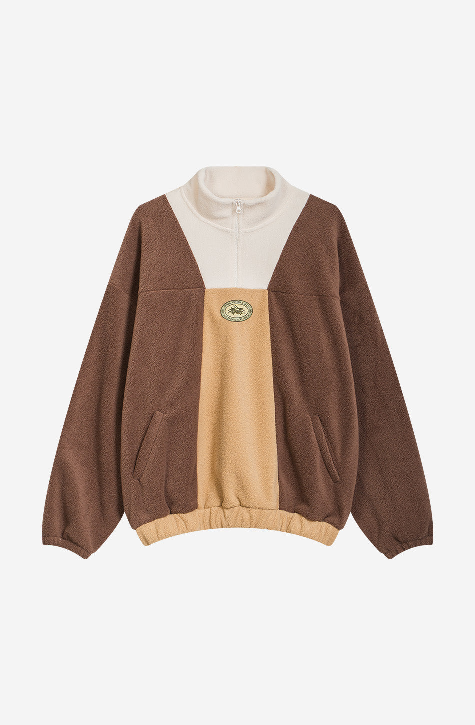 Soul Of The Wild Fleecejacke Elfenbein/Kamel/Braun