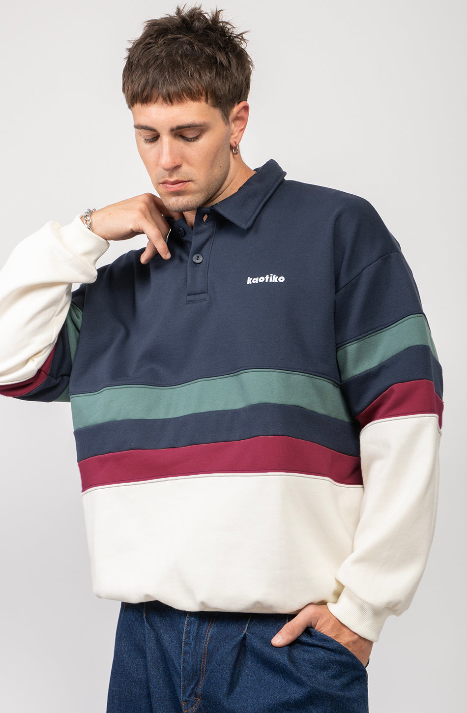 Polo Chang Marineblau / Heura / Weinrot