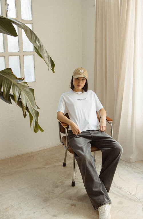 Camiseta Washed Naughty Puppies White